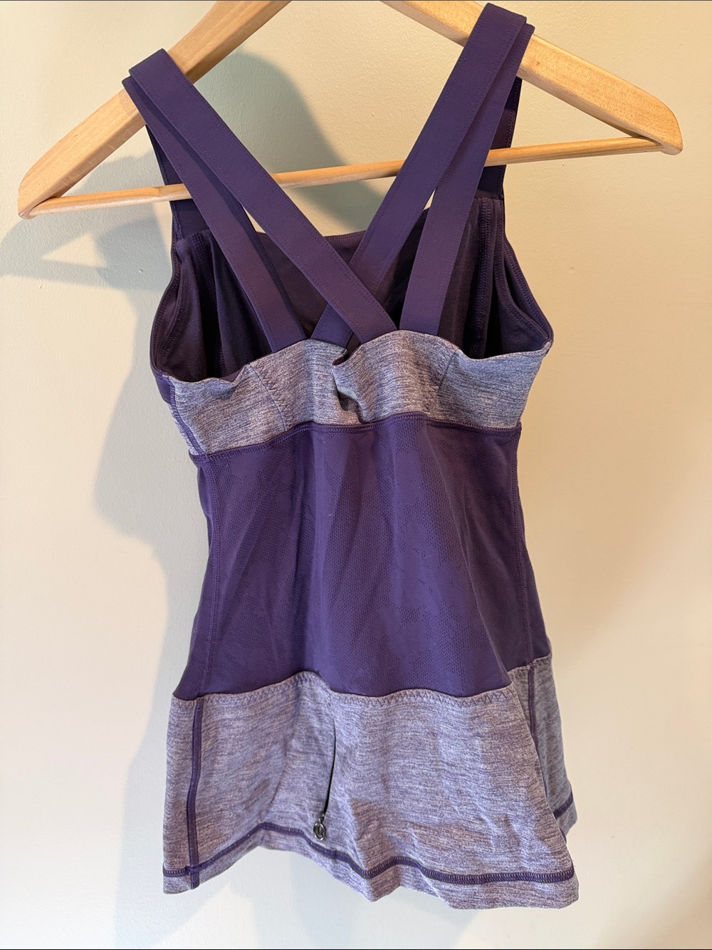 Lululemon 4 Chaturanga Concord Grape Athletic Activewear Tank Top - Picture 6 of 10